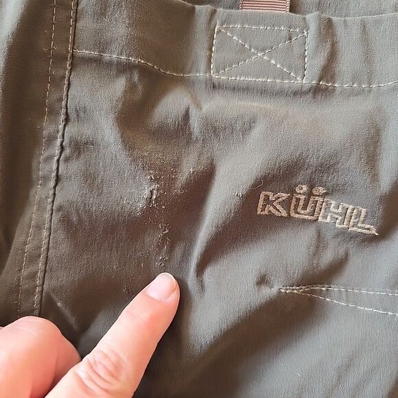 KUHL RENEGADE STEALTH MEN 34/32 CONVERTIBLE NYLON CARGO PANTS SHORTS ZIP OFF - Picture 6 of 9